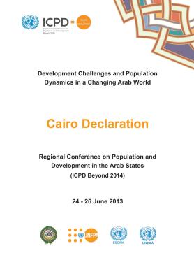 Cairo Declaration - ICPD Cairo Declaration - ICPD