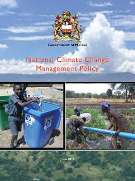 Malawi Climate Change Management Policy 2016 Malawi Climate Change Management Policy 2016