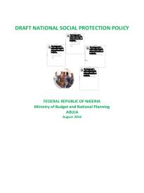 Draft national social protection policy