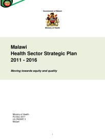 Malawi Health Sector Strategic Plan 2011 - 2016