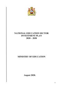 Malawi National education sector investment plan 2020-2030