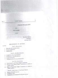 Malawi gender equality act 2013